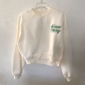 Ripple Junction Cream Crew Neck Sweater